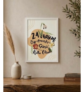 24 Kasım Öğretmenler Günü Tablo