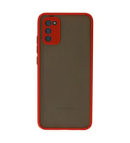 Samsung Galaxy A02s Kılıf Montreal Silikon Kapak - Kırmızı