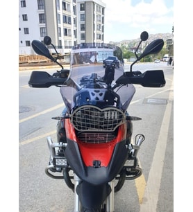 MOTOCAM BmwR 1200 GS Ön Cam 2004-2012 Model 40cm Füme Renkli 4mm KISA