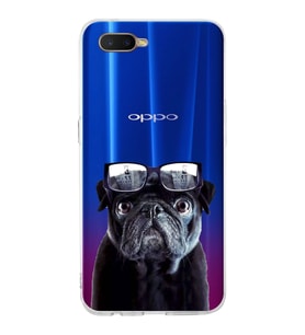 PrintiFy Oppo RX17 Neo  ile Uyumlu 1mm Slim Fit Köpek 3 050f Baskılı Şeffaf  Kılıf