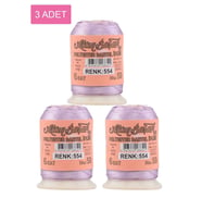 3 Adet Altınbaşak Oya ve Dantel İpi 20 gr - Royaleks - No: 554