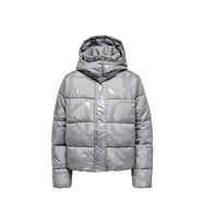 Only Onlmercedes Aop Puffer Kadın Günlük Mont 15326045-DECEMBER-SKY Gri (Çok Renkli)