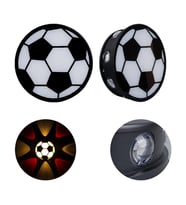 Ayt Powermaster Duvar Aplik Gün Işığı Kırmızı Futbol Topu Dekorlu Dekoratif Gece Lambası Led Aydınlatma 16x5 Cm