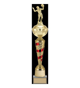 ODAK KUPA - Figürlü Kupalar - Voleybol Kadın Figürlü Kupalar FG-077 A - 58 cm