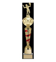 ODAK KUPA - Figürlü Kupalar - Voleybol Kadın Figürlü Kupalar FG-077 A - 58 cm