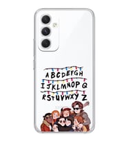 Samsung Galaxy A14 Uyumlu Stranger Things Desenli Şeffaf Telefon Kılıfı