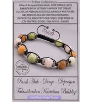 Sertifikalı Gerçek AAA+ Takıntılardan Kurtalma Bilekliği - Panik Atak Denge Sevgi Enerji Depresyon (Çok Renkli)