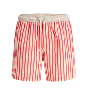 Jack & Jones JPSTKAUAI Erkek Deniz Şortu Çizgili Regular Fit Rahat