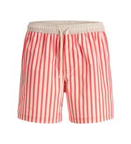 Jack & Jones JPSTKAUAI Erkek Deniz Şortu Çizgili Regular Fit Rahat