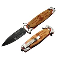 Kişiye Özel İsimli Araç Baskılı Columbia Kurtarma Çakısı Police FS-1102-2 20.5 CM Paslanmaz Kamp Cep Av Bıçağı (Çok Renkli)