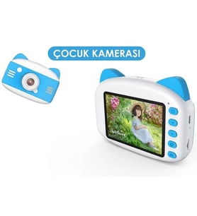 Northcity X900 Dijital Çocuk Fotoğraf Makinesi - 1080p HD Selfie Kamera 3.5 İnç Ekran