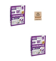 Gizli 5. Sınıf Matematik ve Fen Bilimleri 12'li Deneme-MEB Gibi Sordu + Telefon Standı