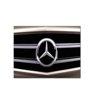Ahşap Tablo Mercedes Benz Ön Panjur Ve Logo (35x50 Cm Boyut)