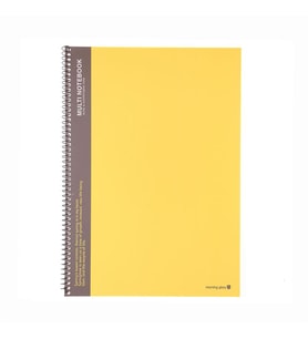 Morning Glory 5000 Trendy Çizgili Defter 25,6x18,4 cm Sarı 10250-84484