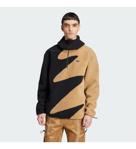 adidas IZ4852 FLEECE JACKET Erkek Eşofman Üstü (Siyah)