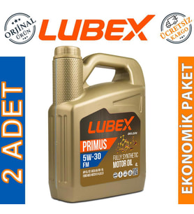 Lubex Primus FM 5W-30 4 Lt Tam Sentetik Motor Yağı (2 Adet)