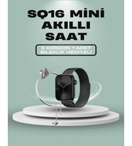 SQ-16 Mini Series 10 Akıllı Saat - 3 Kordon + Hediye Bileklik