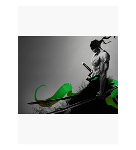 Roronoa Zoro - Onepıece Tablo Ahşap Poster Dekoratif