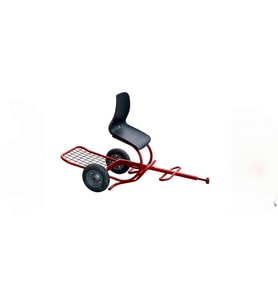 bluebee Çapa Arkası Römork Tek Koltuklu Tekerli Çapa Makinesi Mini Taşıma Selesi