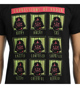 Bant Giyim - Star Wars Darth Vader Siyah Erkek T-shirt Tişört
