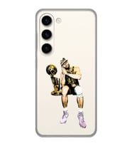 Samsung Galaxy S23 Uyumlu Steph Curry Tasarımlı Şeffaf Telefon Kılıfı