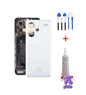 Redmi Note 13 Pro+ Plus Arka Kapak Pil Batarya Kapağı 23090RA98G Uyumlu + Tamir Kiti
