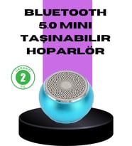 Taşınabilir Mini Bluetooth Hoparlör 9m Menzil Dahili Mikrofon