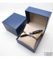 Kişiye Özel Metal Krom Unisex Bileklik + İsme Özel Mini Cep Kalemi - Hediyelik Kutulu Set (Karışık)