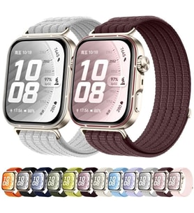Lexroo Huawei Watch Fit 5/Fit 5 Pro/Fit 4/Fit 4 Pro/Fit 3 ile Uyumlu Kordon Naylon Dokuma Rahat