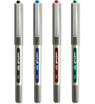 Uni-Ball Eye - Ub-157E Tükenmez Kalemler - 0,7 Mm Uç - Siyah, Mavi, Kırmızı, Yeşil - 4'Lü Paket