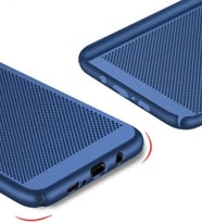 Samsung Galaxy J3 Pro ile Uyumlu Kılıfı Delikli Mat Renkli Parmak İzi Bırakmayan Kamera Lens Korumalı Sert Silikon İnce Kapak Gold