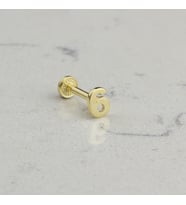 Glorria Altın 6 Rakam Tragus Piercing