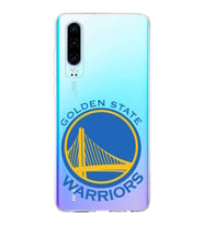 Huawei P30 Uyumlu Kapak Golden State Warriors Tasarımlı Şeffaf Silikon Kılıf