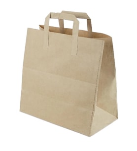 Kraft Dıştan Saplı Çanta 27x29x16cm 500 ADET