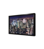 New York Gece Çerçeveli Mdf Tablo