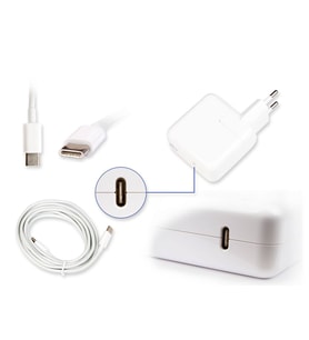 Apple MacBook 29W 5.2V 2.4A USB-C PD Şarj Adaptör RETRO