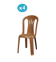 Omnipazar MT-GF181 Maggio Plastik Bahçe Balkon Sandalye 4'lü Set