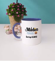 Maden Mühendisi Kupa Bardak Lacivert