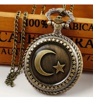 Türk Bayraklı Köstekli Saat