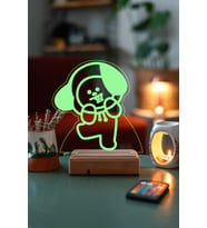 BT21 Chimmy Bts  Jimin 16 Renk Kumandalı Gece Lambası