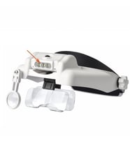Nikula-3 Led Lambalı Şapka Tıp Büyüteç 3lensli- Mg81000s