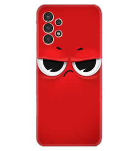 Samsung Galaxy M14 Kılıf Resimli Desenli Silikon Platinium Series Red 1829