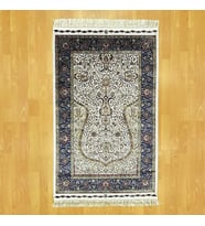 Klasik Osmanlı Desenli Mihraplı İpek Seccade