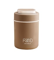 304 Çelik Kahverengi 520 ml Yemek Mama Saklama Kabı cin418khv