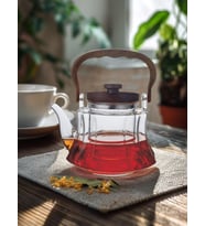 MİLLA 1000 ML AKASYA SAPLI CAM DEMLİK