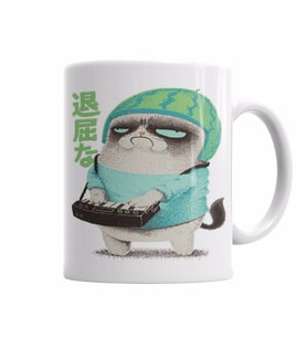 Grumpy Cat Kedi Kupa Bardak Porselen