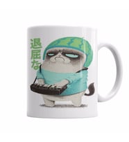 Grumpy Cat Kedi Kupa Bardak Porselen