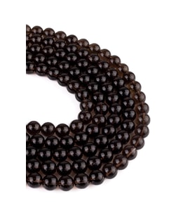 8 MM Dumanlı Kuvars Taşı Dizi AA
