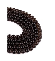 8 MM Dumanlı Kuvars Taşı Dizi AA (Kahverengi)