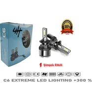 H1 Led Xenon Far Ampulu Şimşek etkili 8000 Lümen 6500 Kelvin